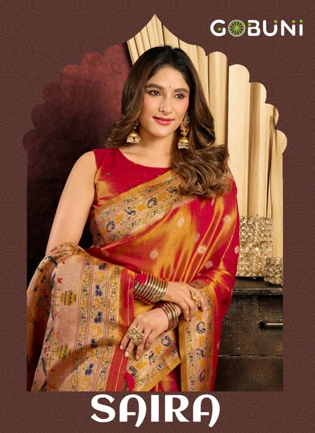 Saira BY Gobuni Tissue Silk Saree Collection